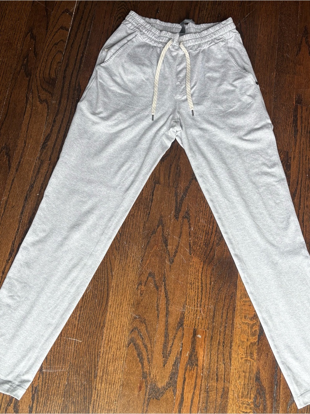 Vuori Mens Ponto Performance Jogger Pants V418 Dreamknit Heather Gray S